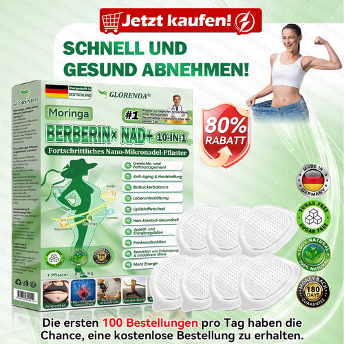 🇩🇪𝐎𝐟𝐟𝐢𝐳𝐢𝐞𝐥𝐥𝐞𝐫 𝐒𝐡𝐨𝐩 | 👩‍⚕️💃 𝑮𝑳𝑶𝐑𝐄𝐍𝐃𝘼®𝙈𝙤𝙧𝙞𝙣𝗴𝗮 · 𝗕𝗲𝗿𝗯𝗲𝗿𝒊𝒏 × 𝑵𝘼𝘿+ 10-𝙞𝙣-𝟏 𝐀𝐝𝐯𝐚𝗻𝗰𝗲𝗱 𝗡𝗮𝙣𝙤 𝙈𝙞𝙠𝙧𝐨𝐧𝐚𝐝𝐞𝐥-𝐏𝐚𝒕𝒄𝗵(𝐍𝐮𝐫 𝐞𝐢𝐧𝐦𝐚𝐥 𝐭ä𝐠𝐥𝐢𝐜𝐡, 𝐬𝐢𝐜𝐡𝐭𝐛𝐚𝐫𝐞 𝐕𝐞𝐫ä𝐧𝐝𝐞𝐫𝐮𝐧𝐠𝐞𝐧 𝐢𝐧 𝟕 𝐓𝐚𝐠𝐞𝐧)✅ 𝐅ü𝐫 𝐅𝐞𝐭𝐭𝐥𝐞𝐢𝐛𝐢𝐠𝐤𝐞𝐢𝐭, 𝐇𝐚𝐮𝐭𝐬𝐭𝐫𝐚𝐟𝐟𝐮𝐧𝐠, 𝐃𝐢𝐚𝐛𝐞𝐭𝐞𝐬, 𝐒𝐜𝐡𝐥𝐚𝐟𝐚𝐩𝐧𝐨𝐞, 𝐆𝐞𝐥𝐞𝐧𝐤𝐩𝐫𝐨𝐛𝐥𝐞𝐦𝐞 𝐮𝐧𝐝 𝐦𝐞𝐡𝐫!